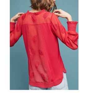 Anthropologie Tops - Anthropologie Meadow Rue Floral Henley new Anthropologie Tops - Anthropologie Meadow Rue Floral Henley new